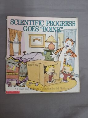 Scientific Progress Goes Boink Bill Watterson Book Paperback